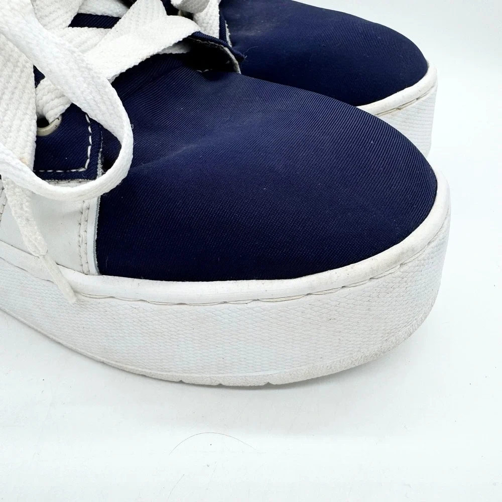 Vintage Deadstock Y2K‎ Seychelles RAGE Chunky Platform Sneaker Navy Size 7.5